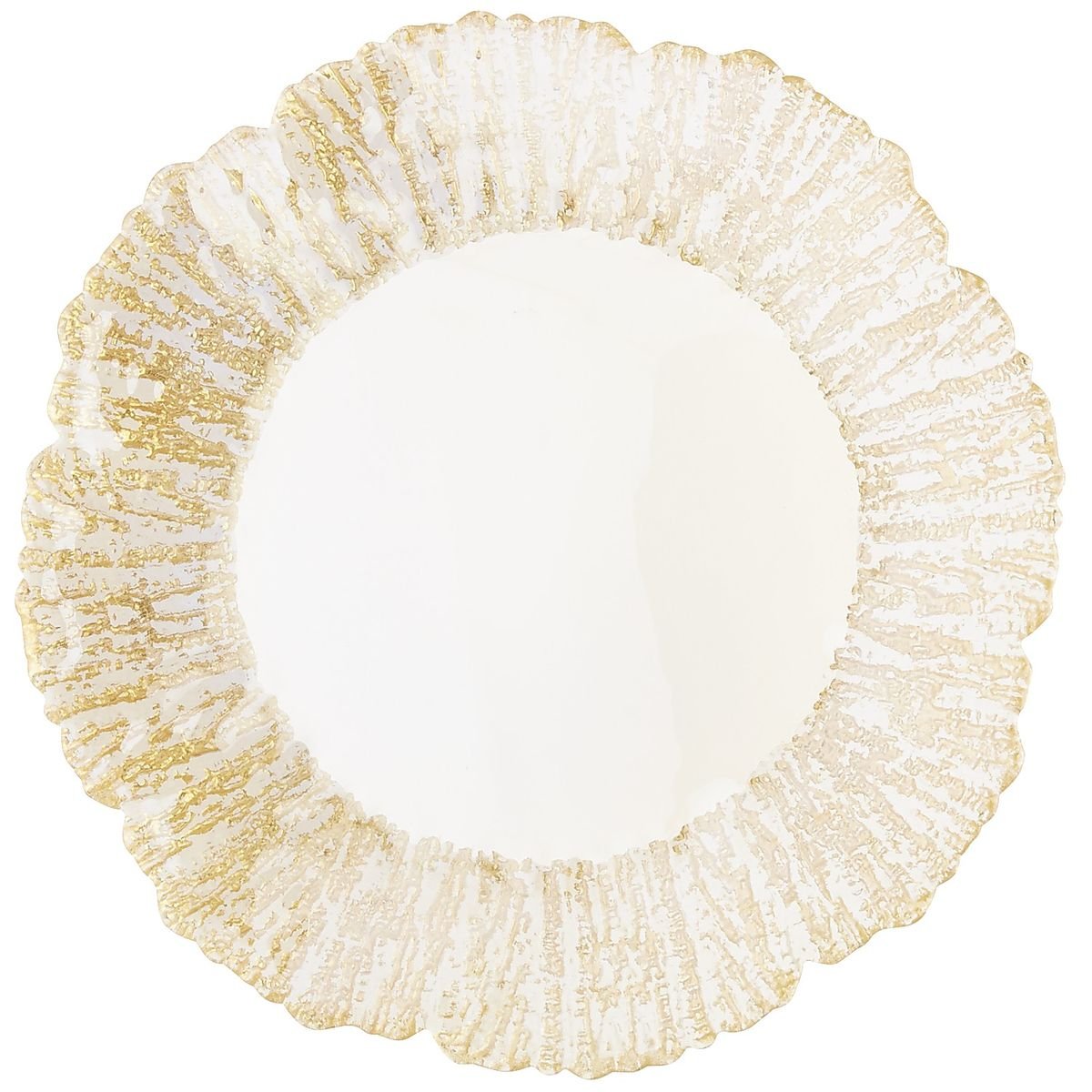 Plato Base Gold Rim Luster Pier 1 Imports