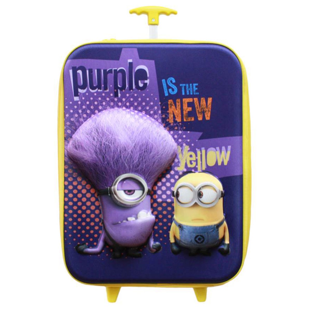 Maleta Inf 16 3D Minions Purple 2807