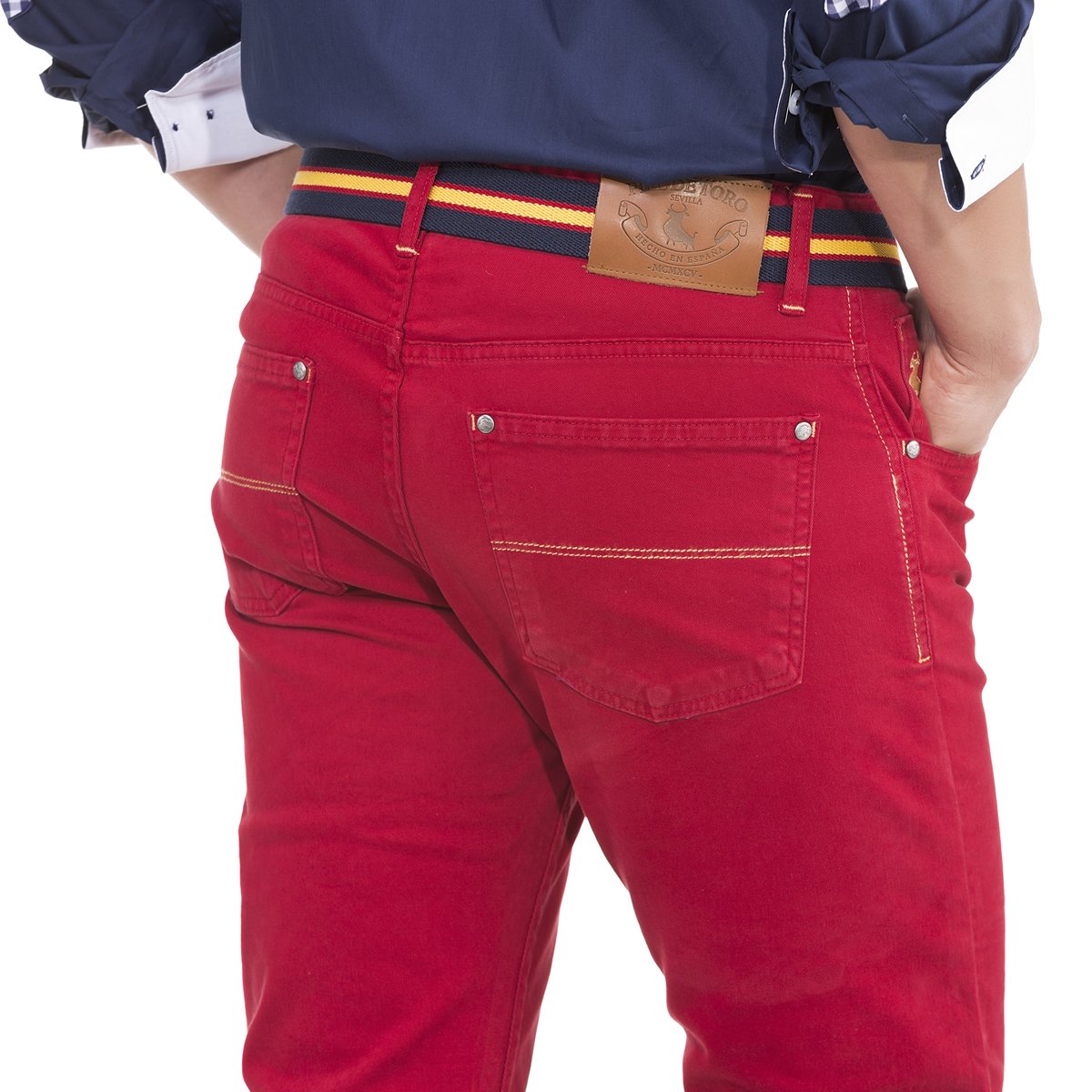 Pantalón Piel de Toro, Straight Fit