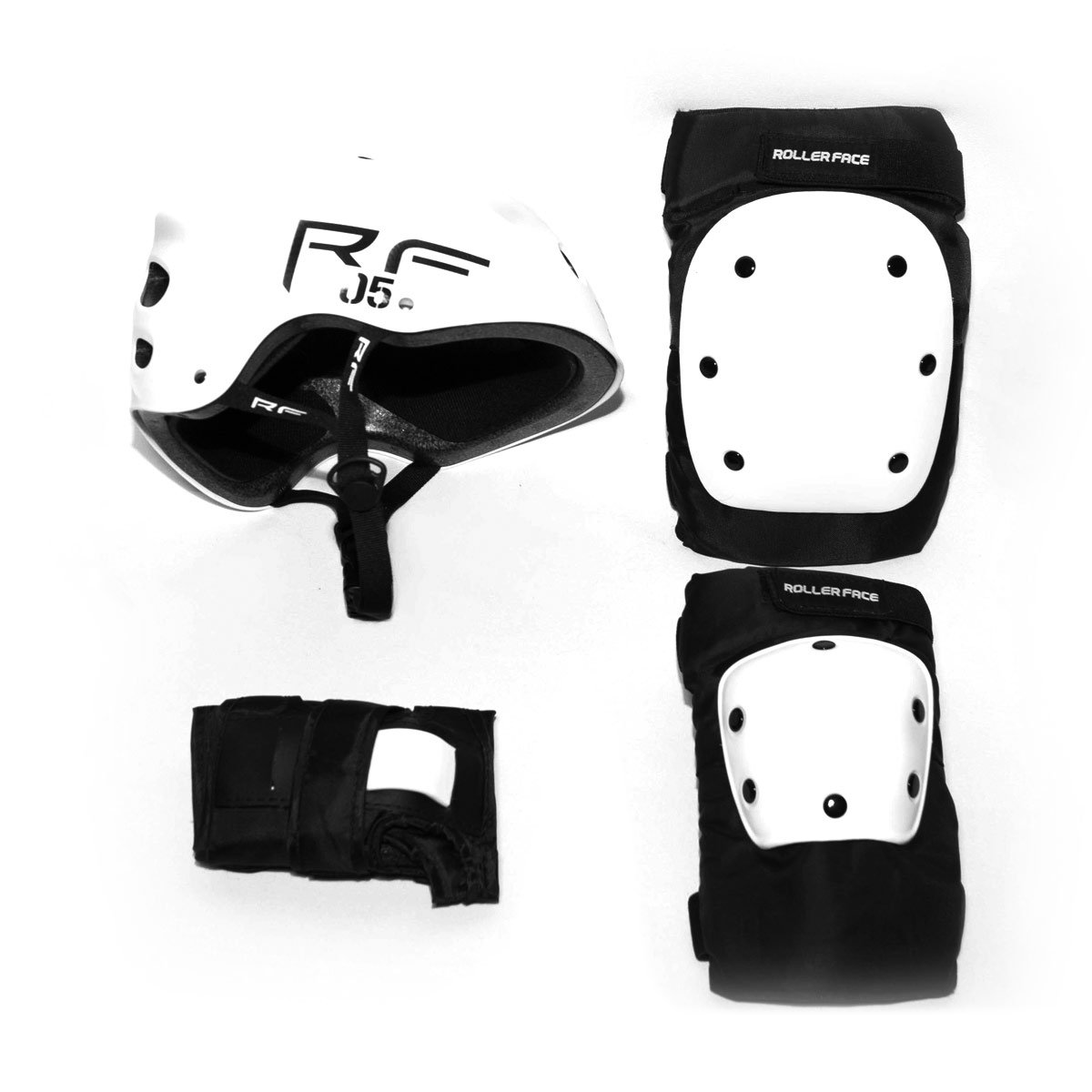 Set de Protectores y Casco Rollerface