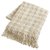 Frazada Checkers Chenille Ivory Pier 1 Imports
