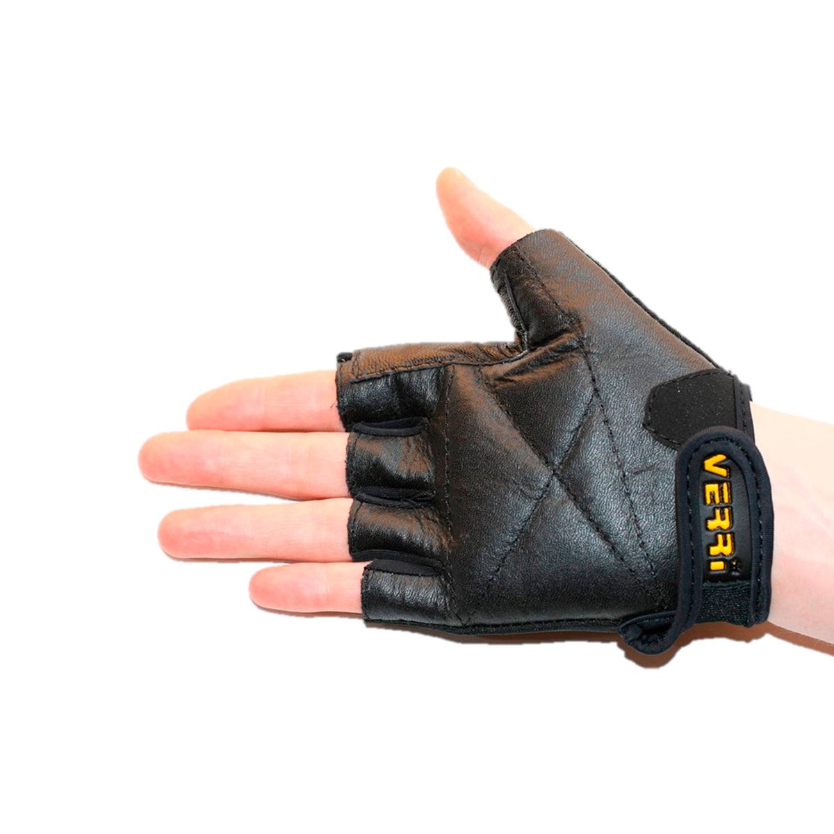 Guantes para Pesas Y Spinning en Piel de Res Verri