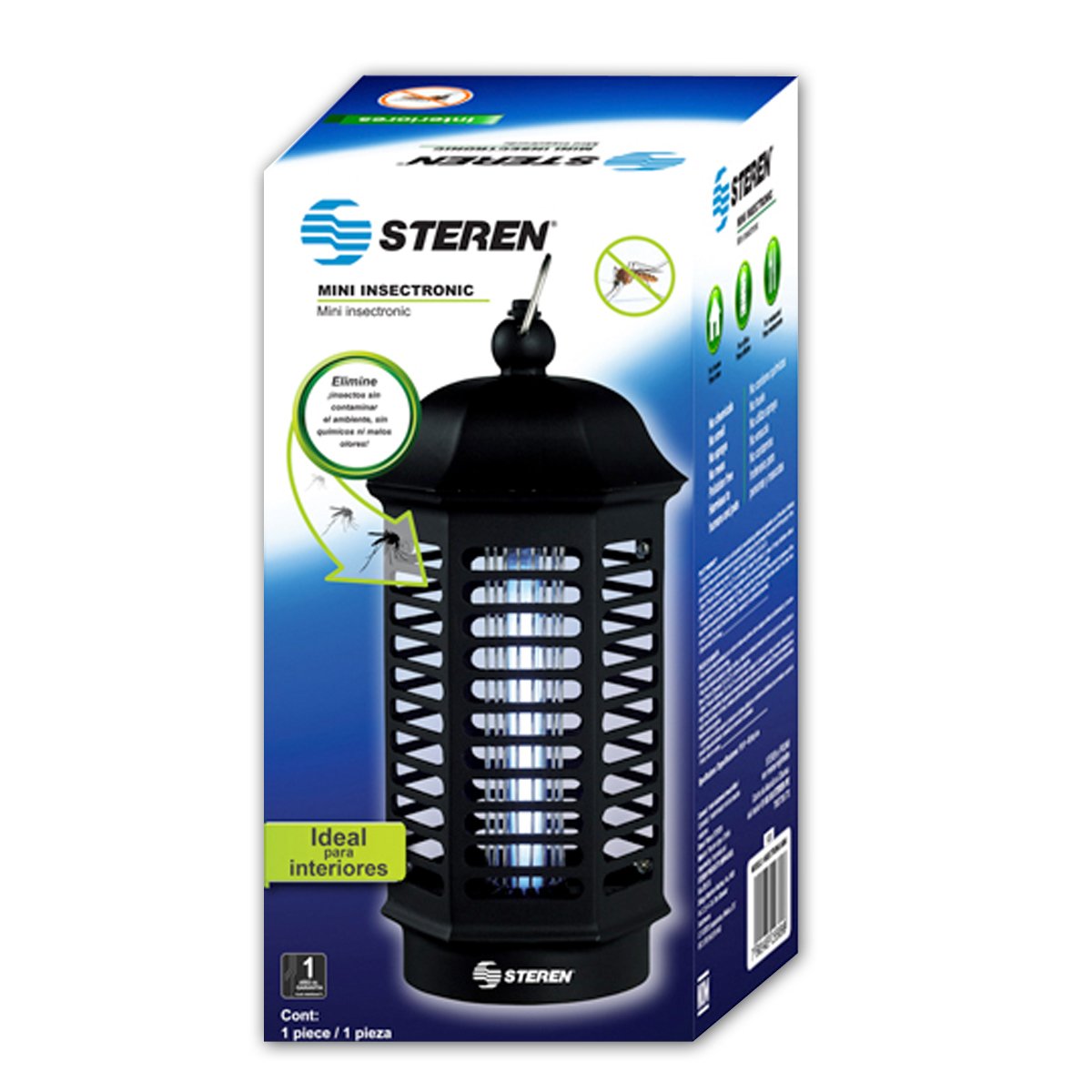 Exterminador Electrónico D/insectos Voladores Tamaño Mini