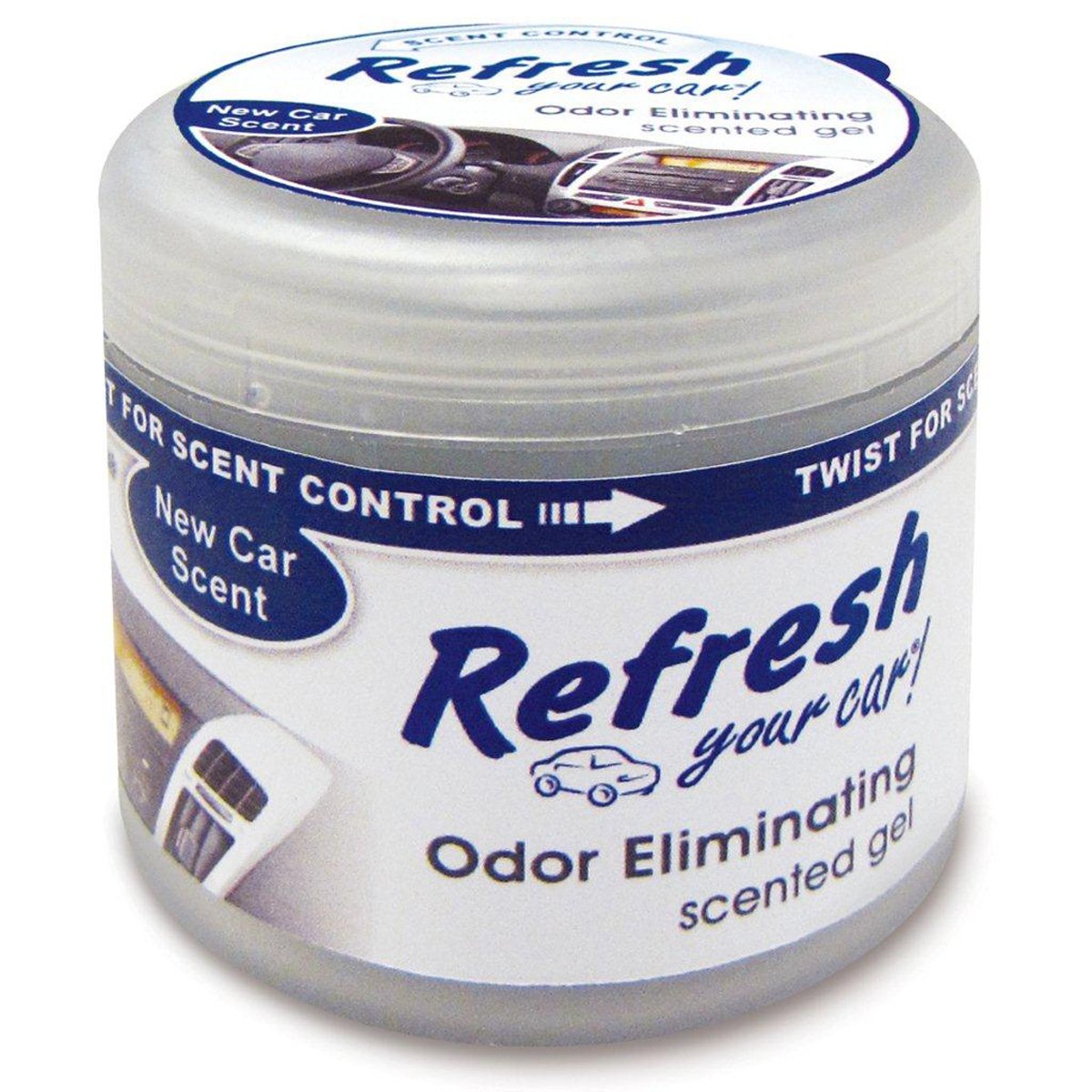 Aromatizante Refresh Gel 4.5 Oz Auto Uevo