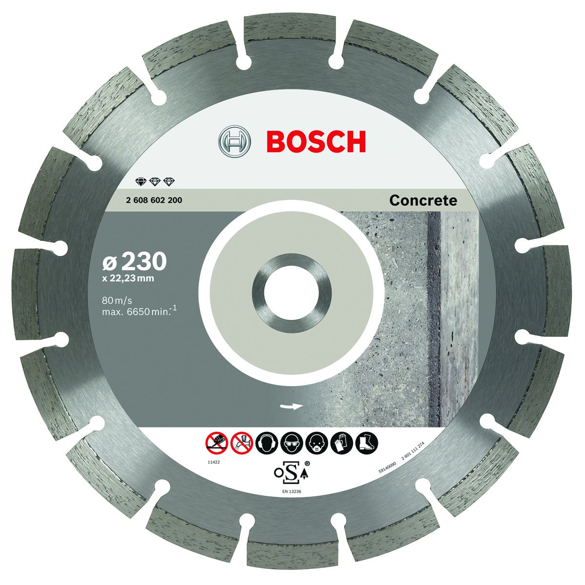 Disco Diamante 41/2"concreto Profesional Bosch