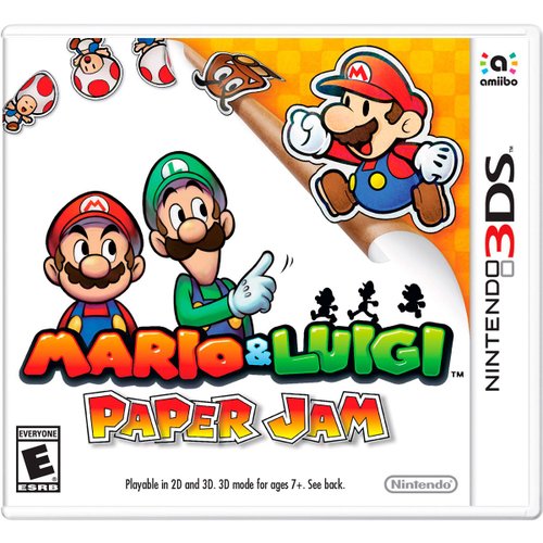 3Ds Mario And Luigi Nintendo Paper Jam