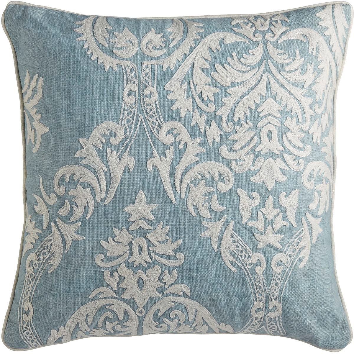 Coj&iacute;n Damask Smoke Blue Pier 1 Imports