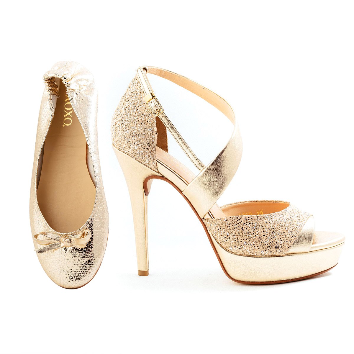 Sandalia con Tira Cruzada Kit Fiesta Mod.1004O