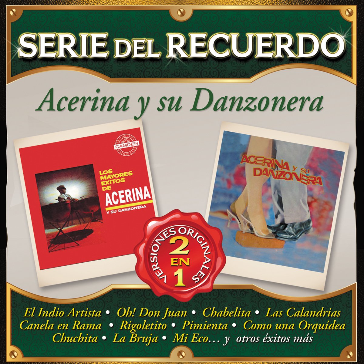 Cd Acerina y Su Danzonera Serie Del Recuerdo 2 en 1