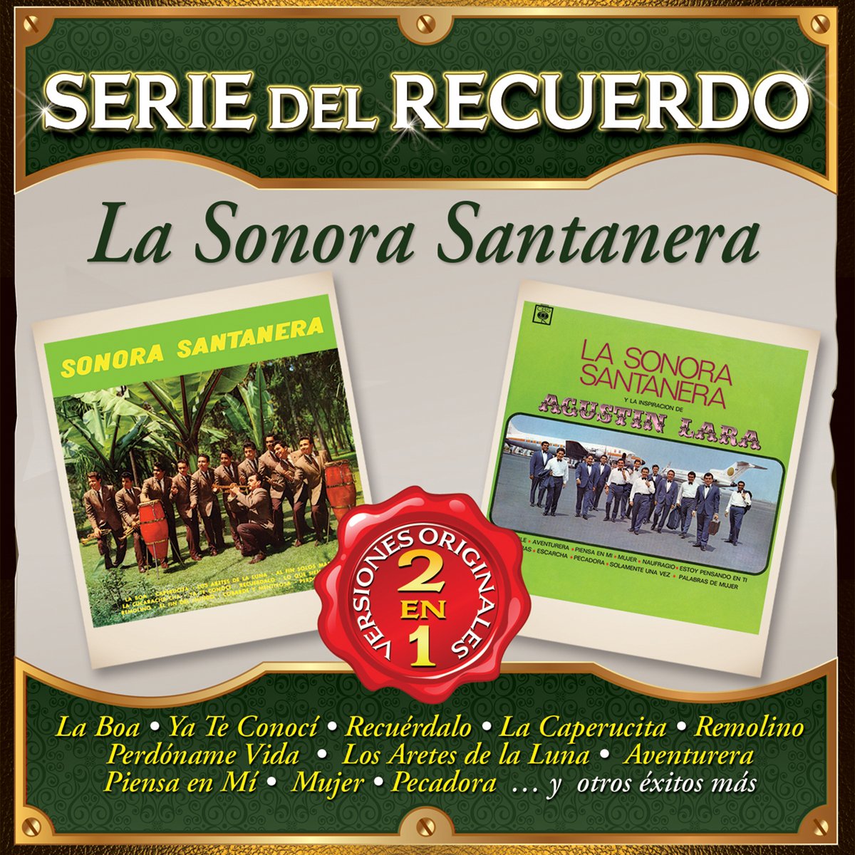 Cd la Sonora Santanera Serie Del Recuerdo 2 en 1