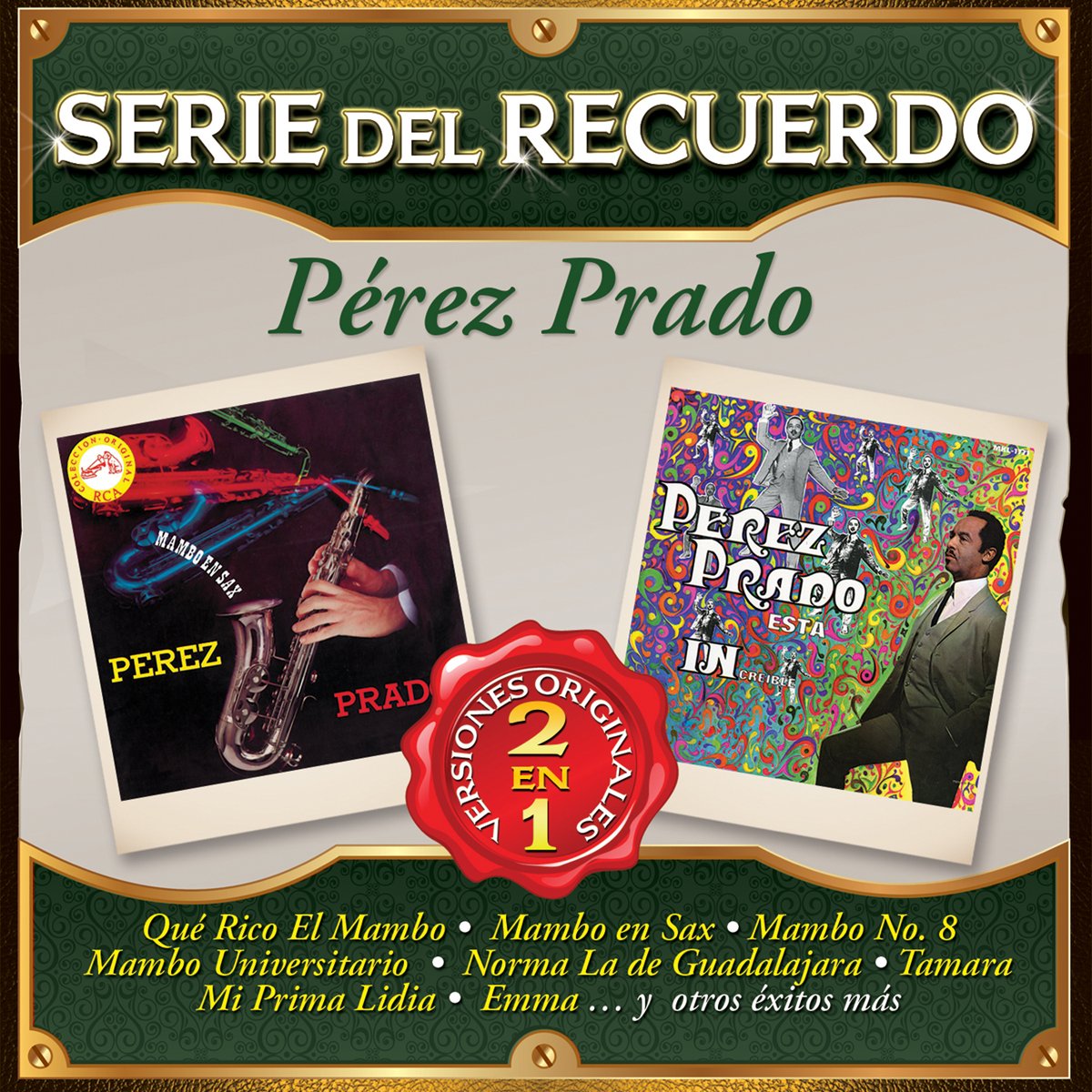 Cd Pérez Prado y Su Orquesta Serie Del Recuerdo 2 en 1