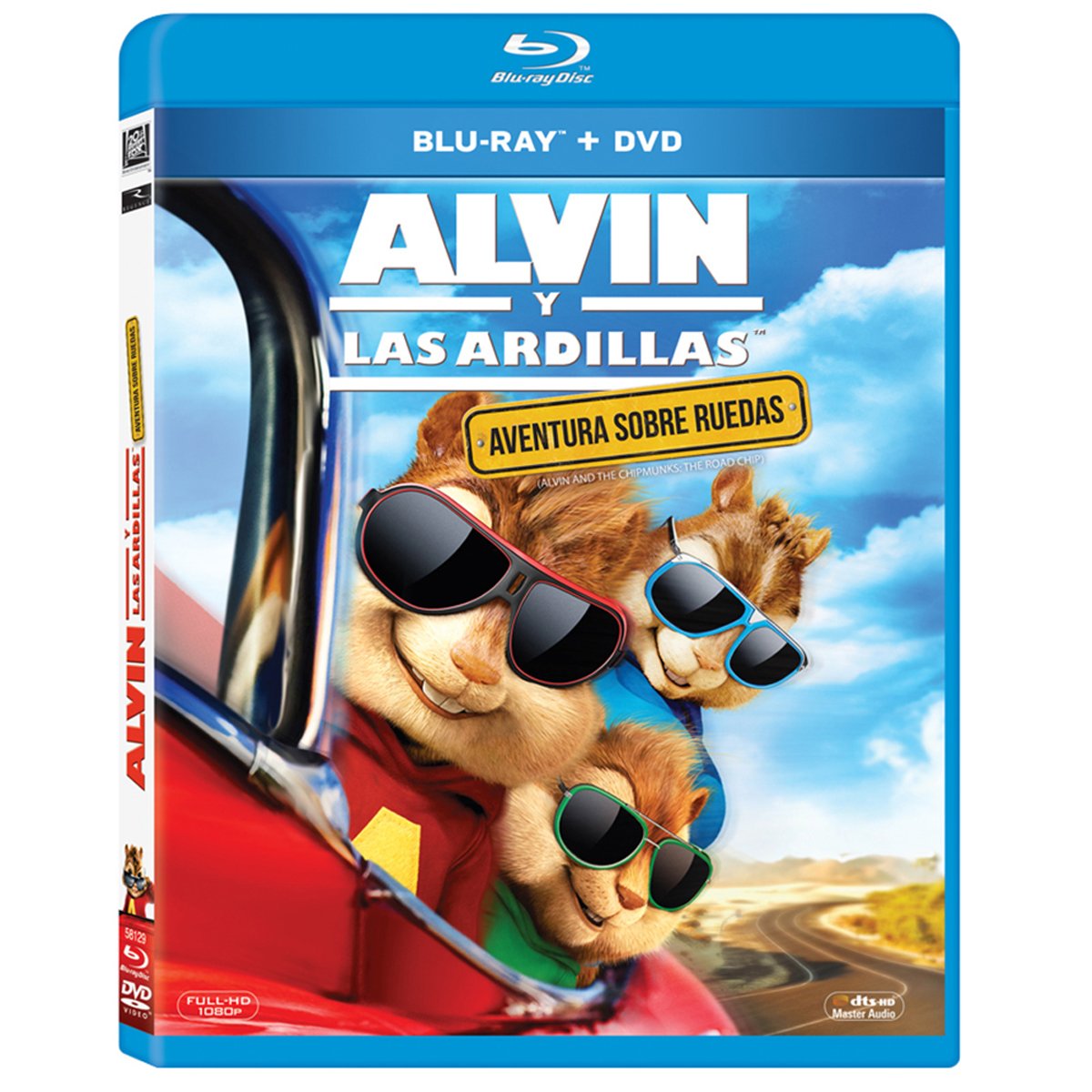 Bluray+Dvd Alvin y las Ardillas: Aventura sobre Ruedas