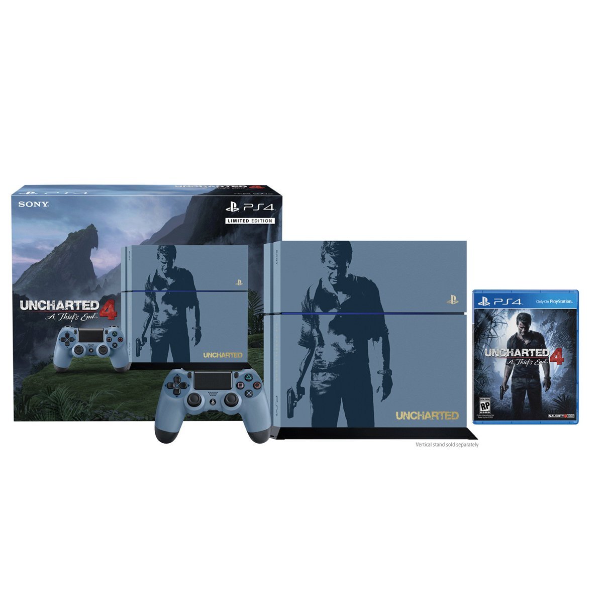 Kit Ps4 500Gb + Uncharted 4 Limited Edition