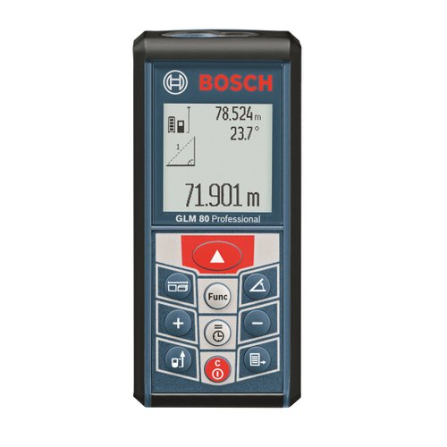 Medidor de Distancias Bosch Alcance 80 M Batería de Litio con Bolsa de Protección