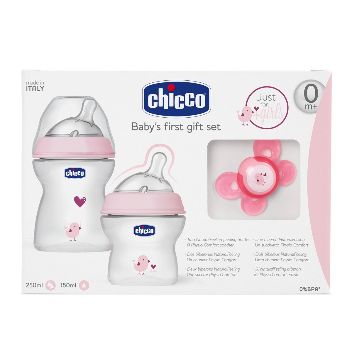 Set de Biberones Natural Feeling Chicco