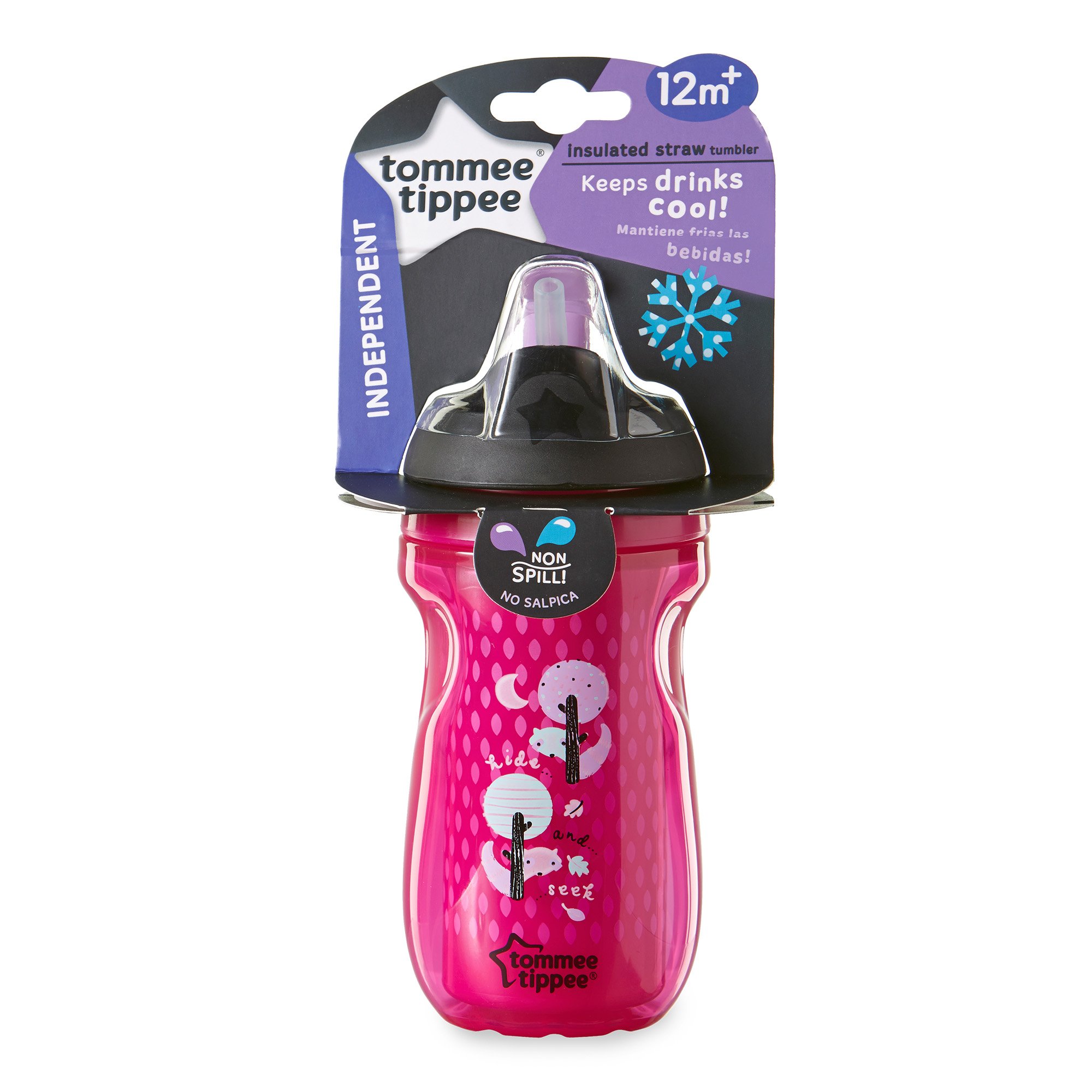 Vaso Térmico con Popote, 9 Oz, Tommee Tippee