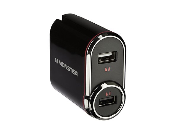 Cargador Monster de Pared Coche Negro