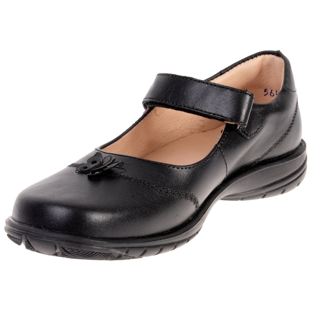 Zapato Escolar con Velcro y Mariposa 18-21 Elefante Mod. 56421N