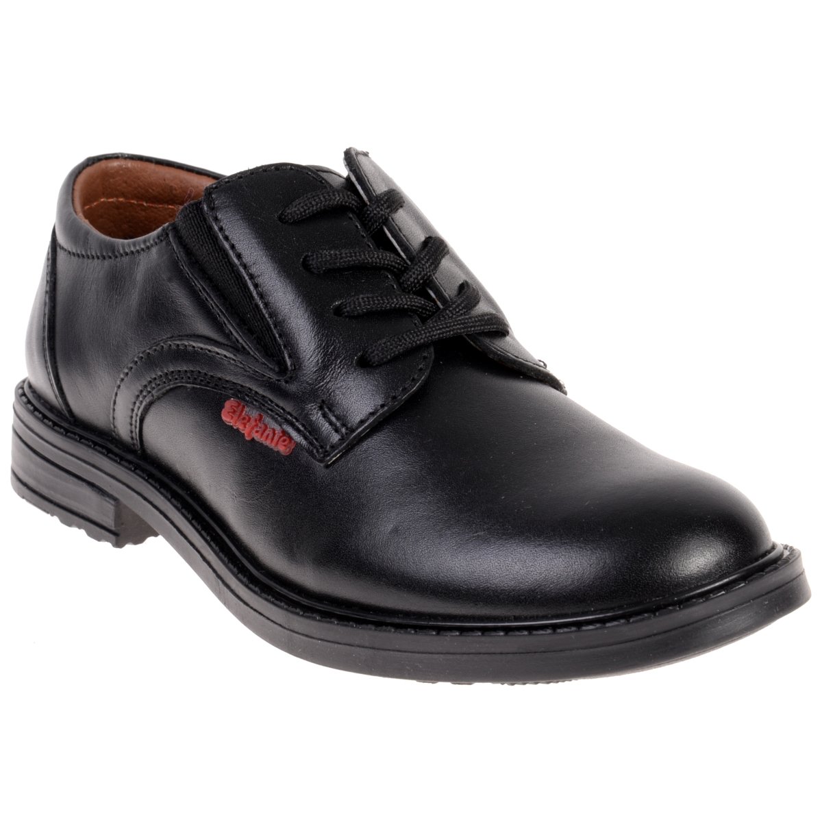 Zapato Escolar Clásico con Agujeta 22-25 Elefante Mod. 104701J