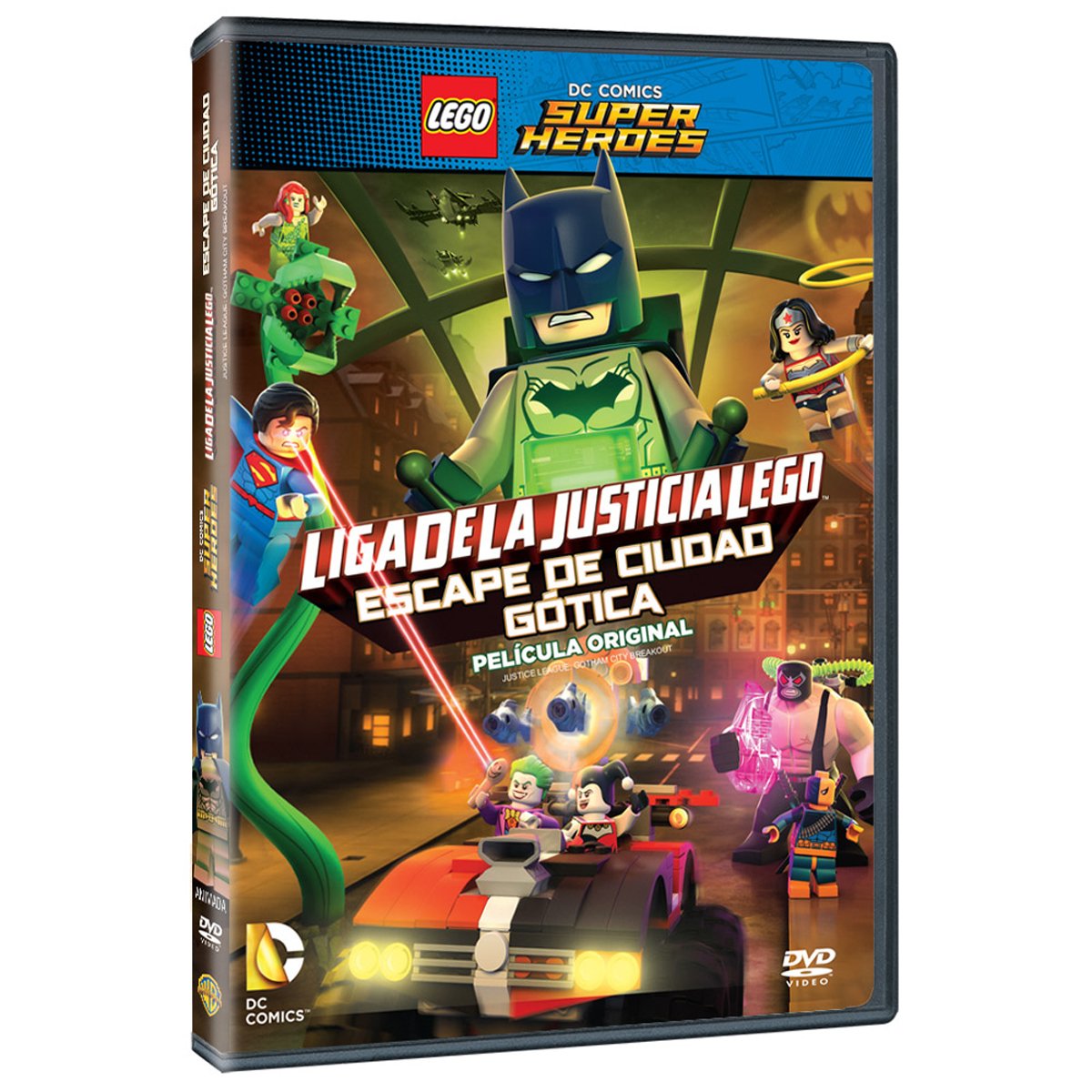 Dvd Liga de la Justicia Lego: Escape de Ciudad Gótica