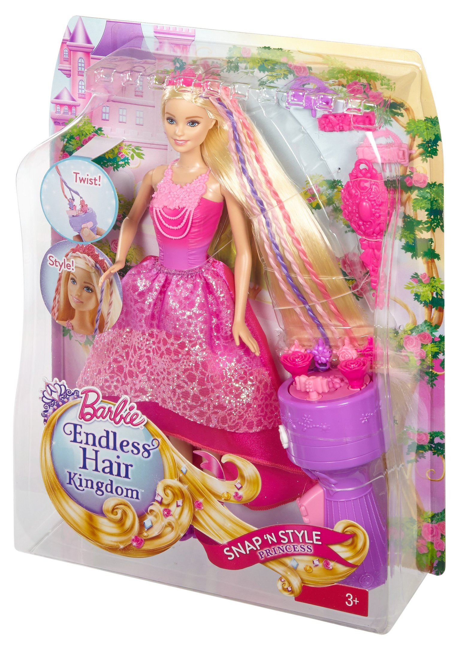 Barbie Reino de Peinados Magicos Mattel
