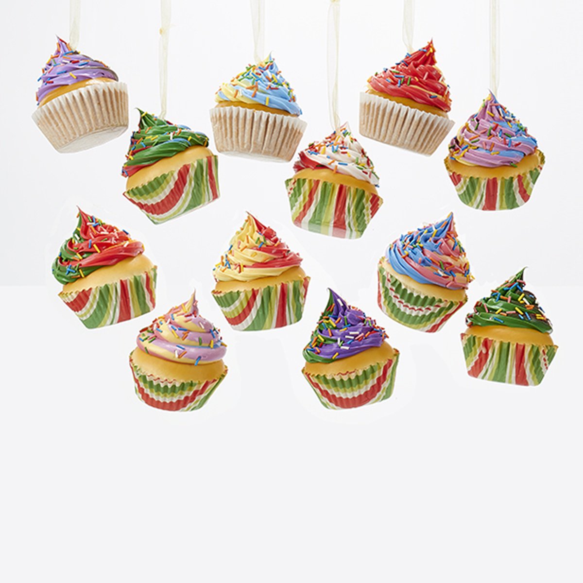 Colgante Cupcake Colores con Chispitas 6Cm