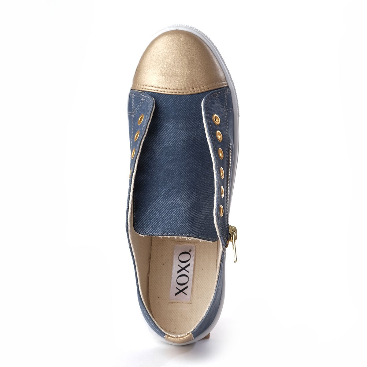 Tenis Sin Agujeta Cierre Lateral Xoxo 1068Mz