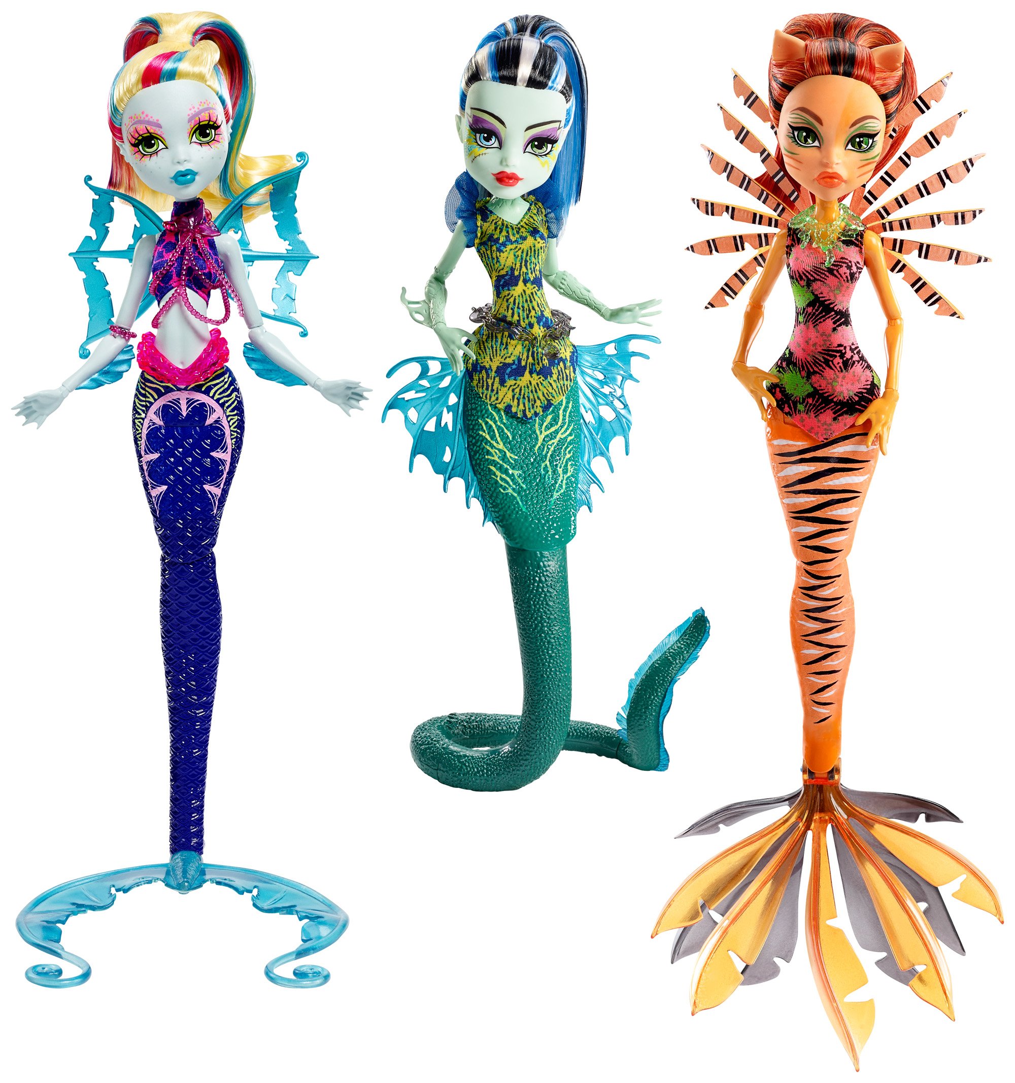 monster high el gran arrecife monstruoso muñecas
