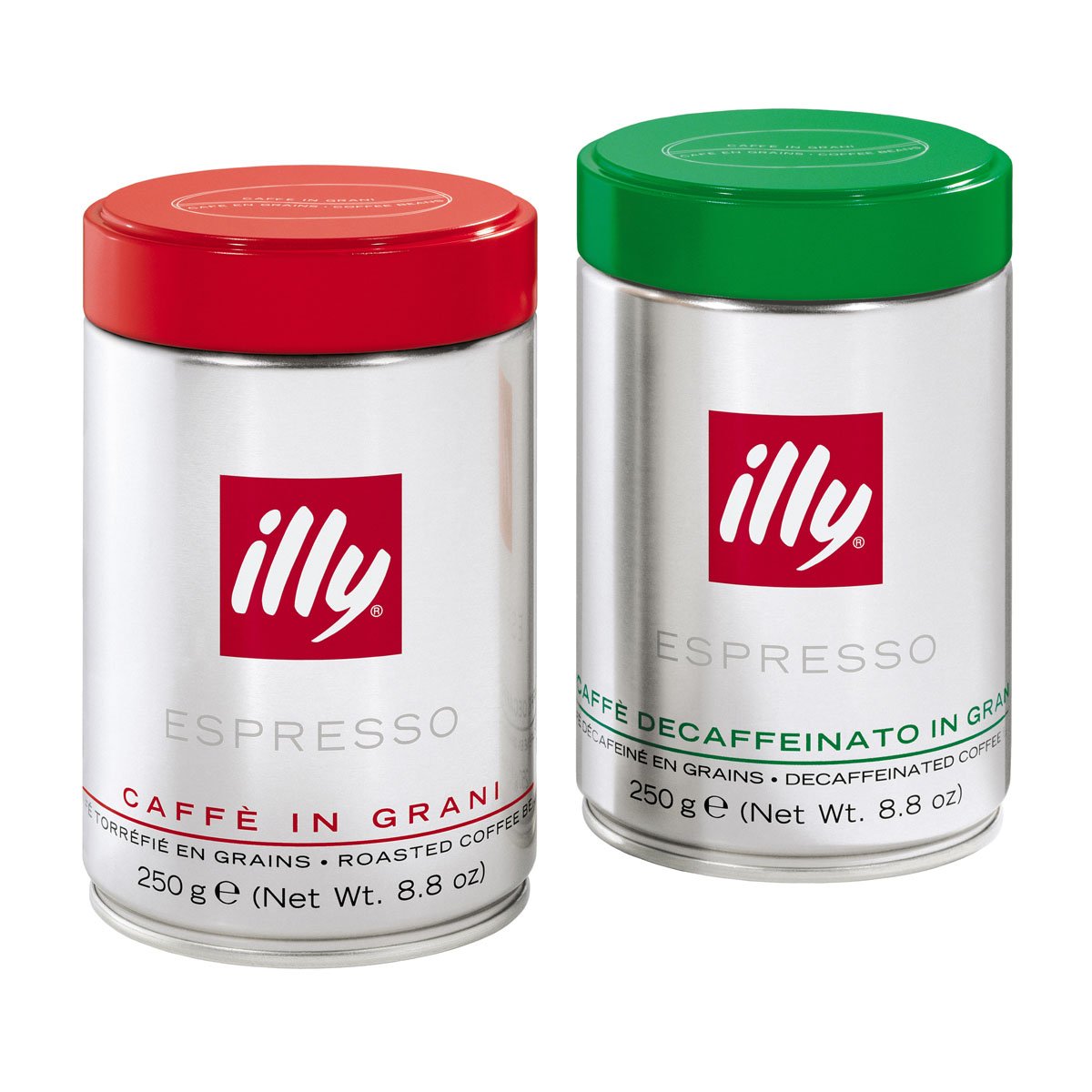 Café Illy Descafeinado en Grano 250 Grs