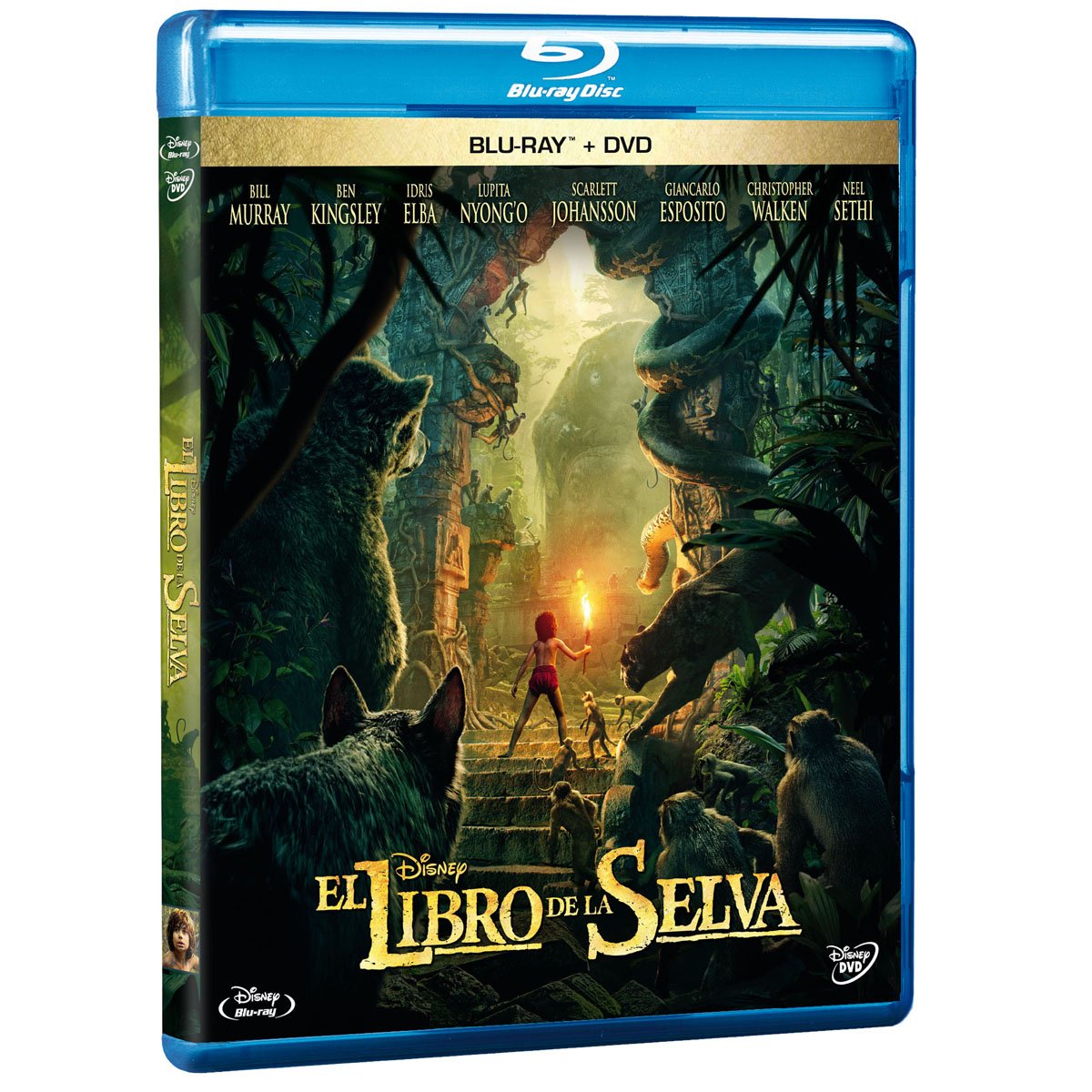 Blu Ray + Dvd el Libro de la Selva