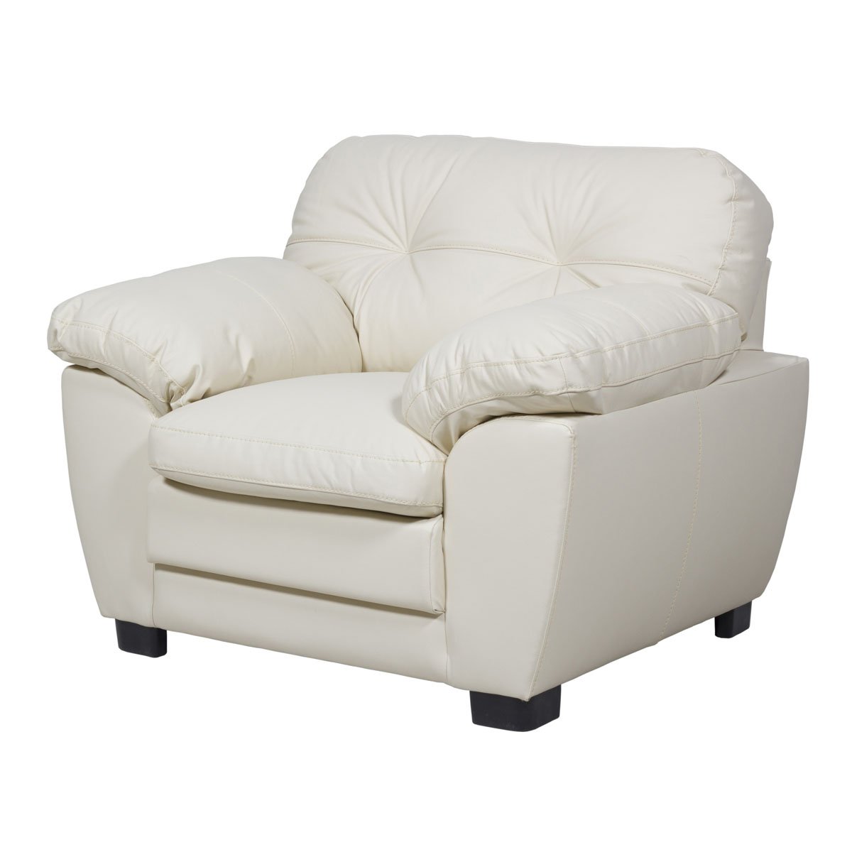 Sillón Protos Piel Leathermatch Hueso Boal