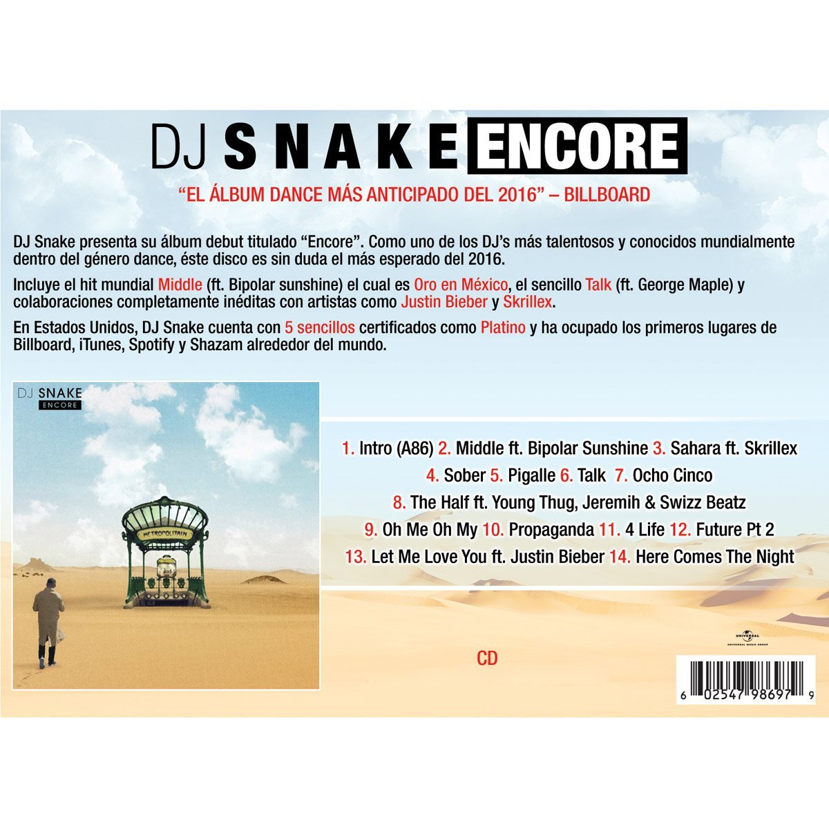 Cd-	Dj Snake Encore