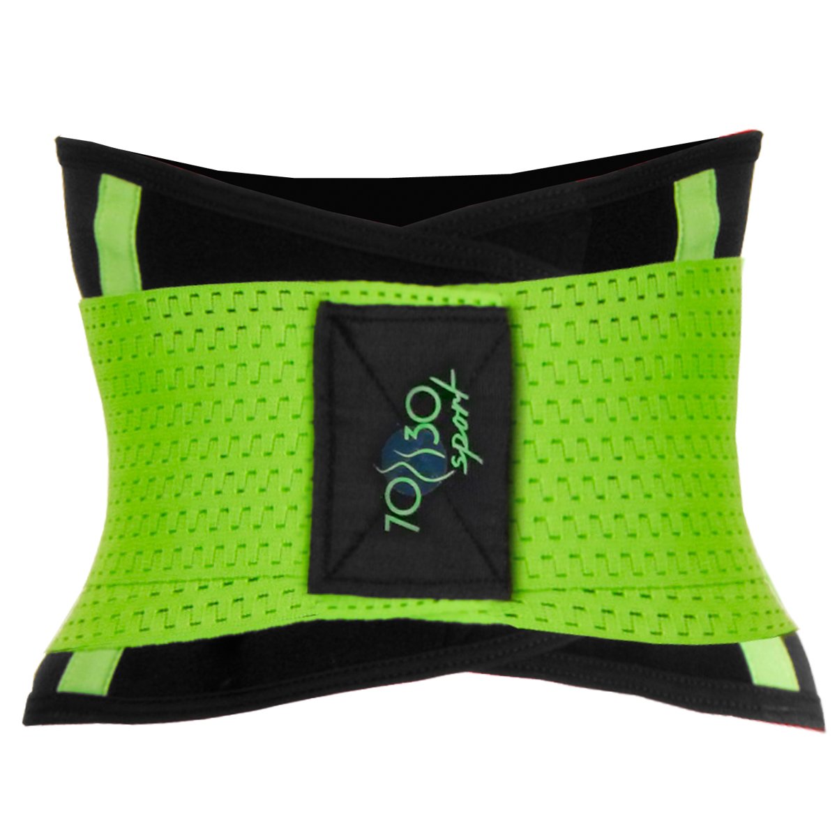 Cinturilla Sport Inova 70-30 Negro con Verde T-Xl