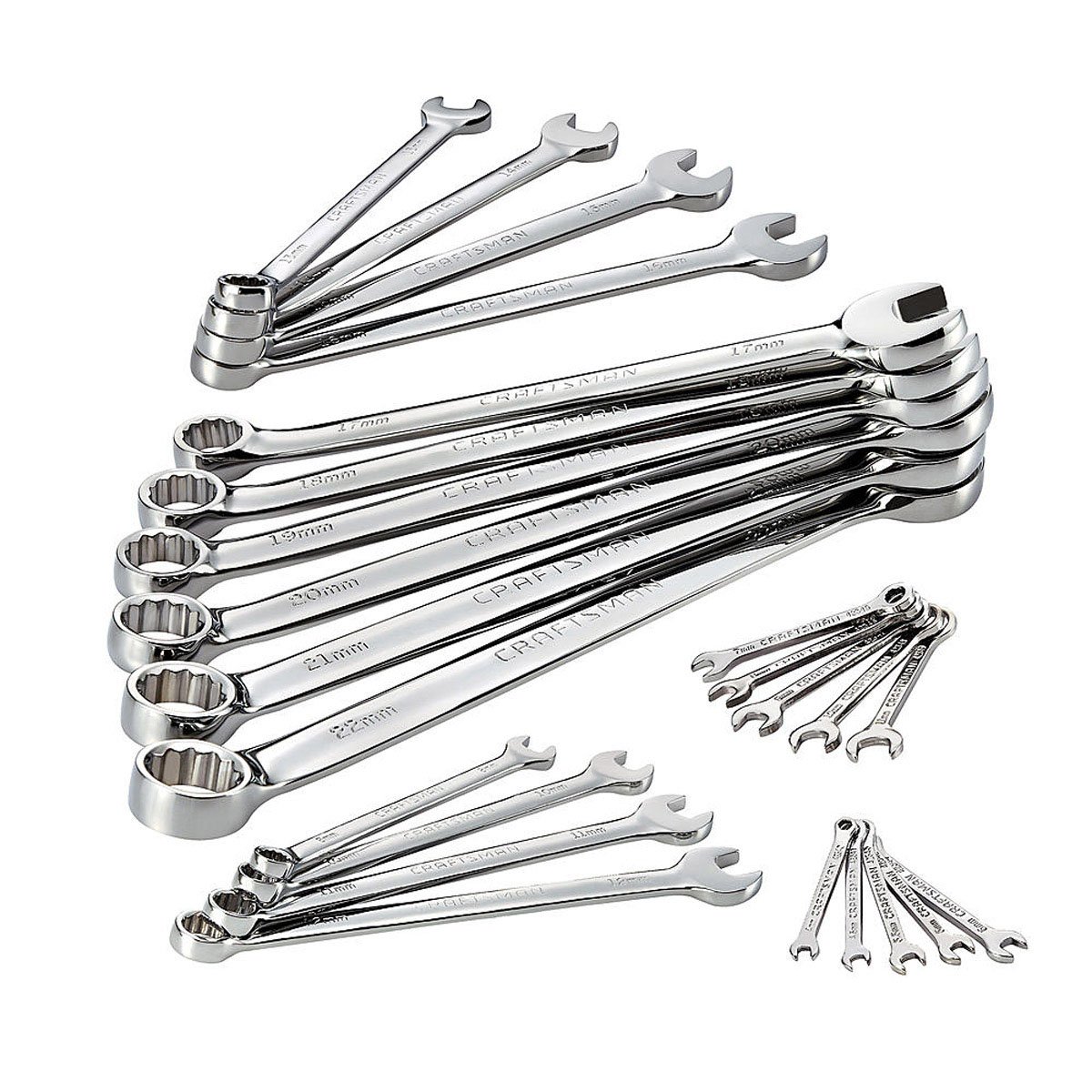Juego 24 Llaves Combinadas Métricas Craftsman Modelo 49827