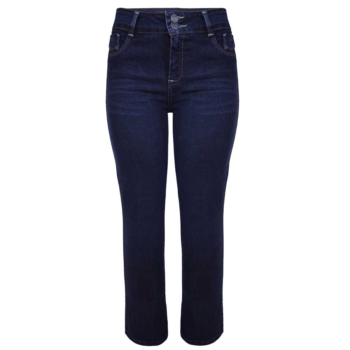 Jeans Petite de Corte Recto Natural