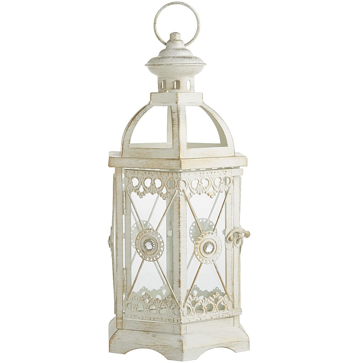 Linterna Jeweled Hexagon White Pier 1 Imports - Chica