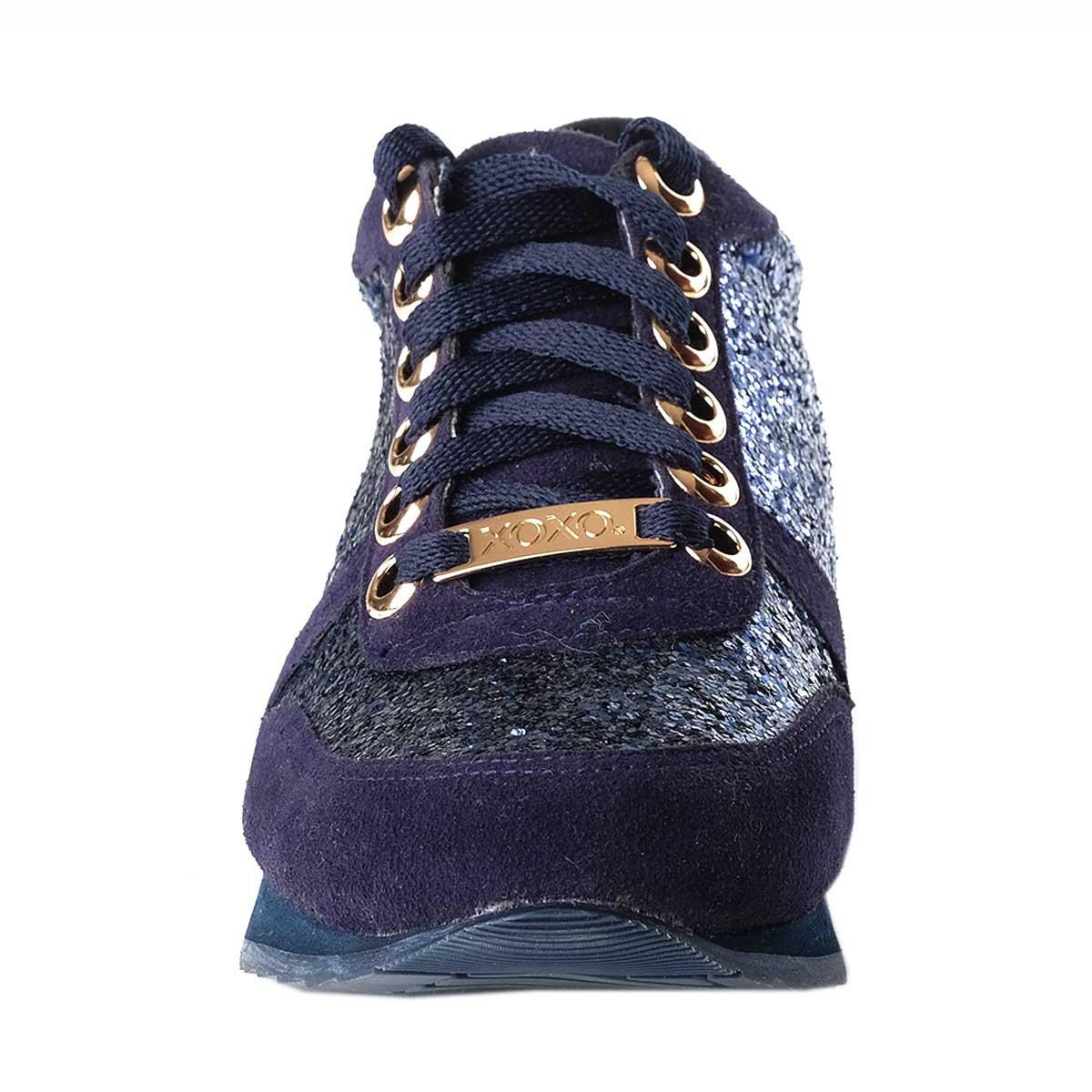 Tenis Glitter con Agujeta Xoxo 1043Azm