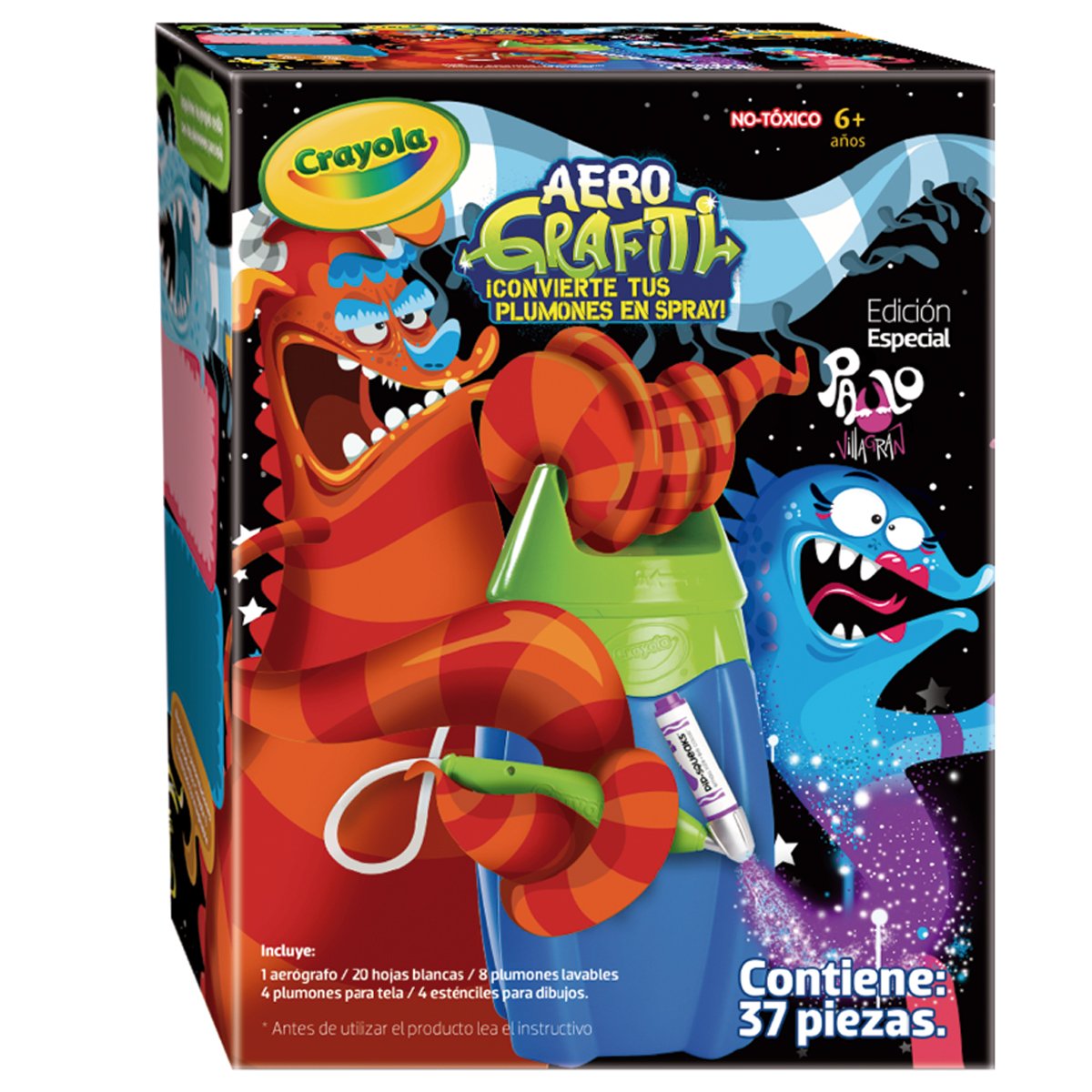 Aerografiti Dark Side Crayola