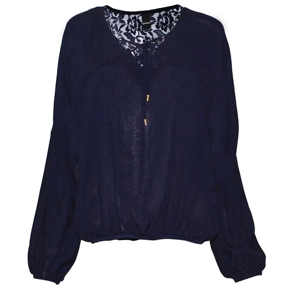 Blusa con Encaje en Espalda Yes