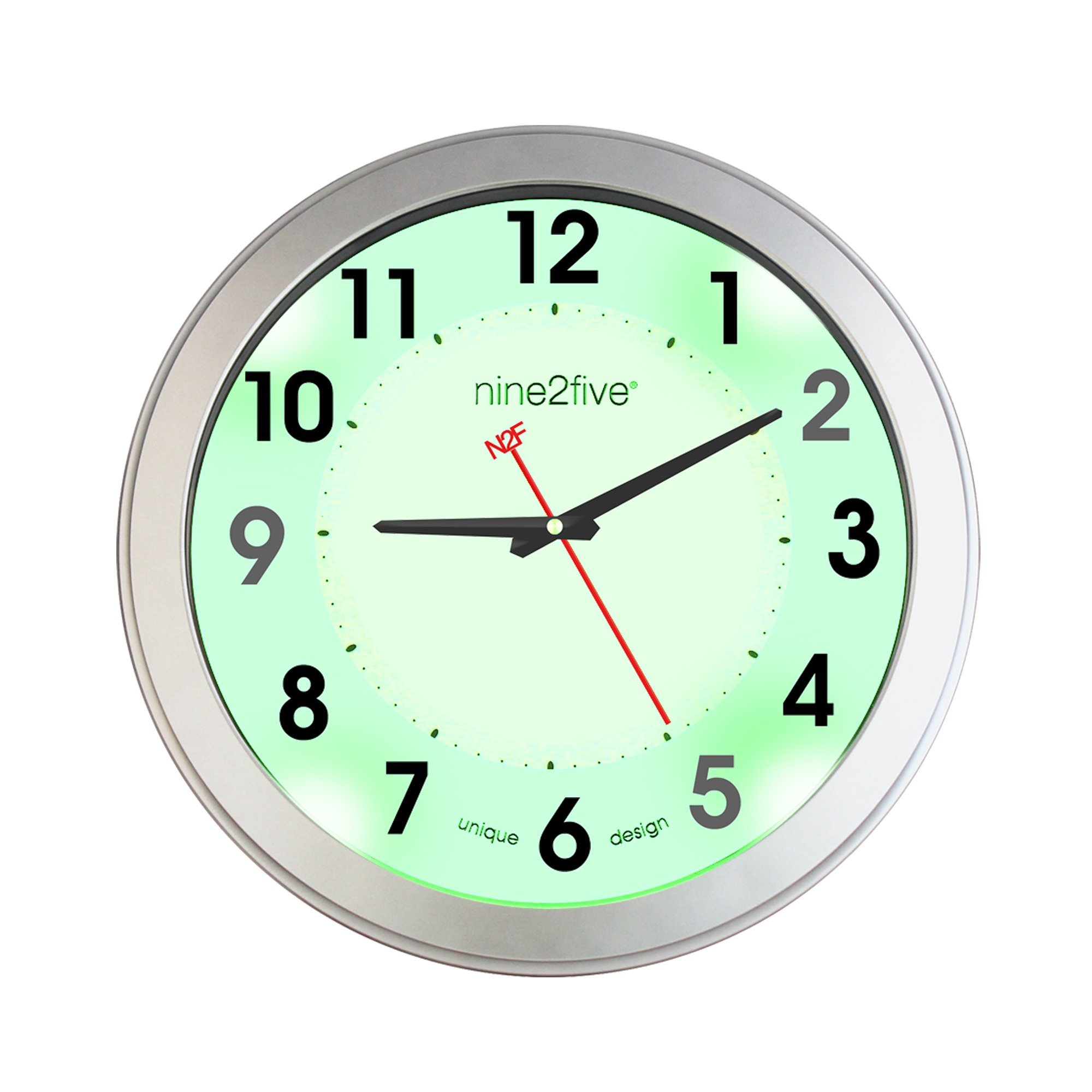 Reloj de Pared Nine To Five Clocks Plgt01Bl