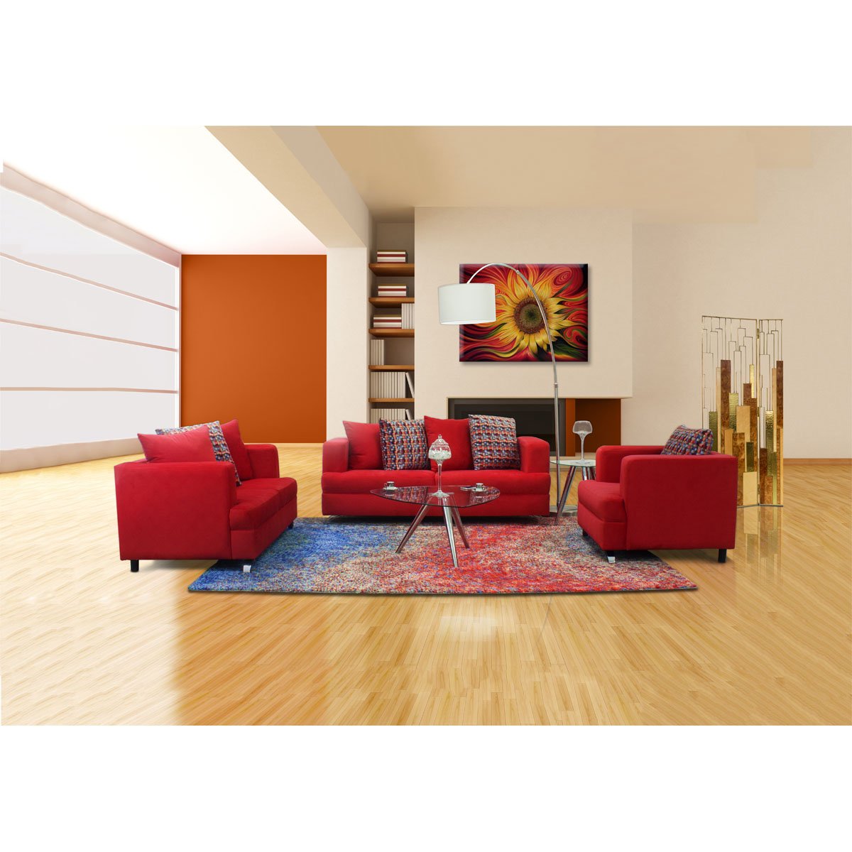 Love Seat Luciana Infinity Cherry Picadelly