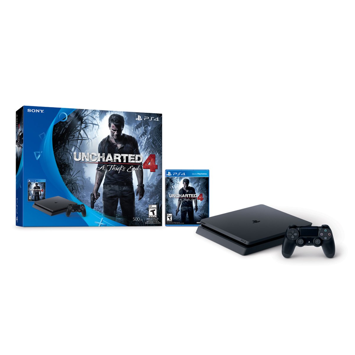 Consola Ps4 500Gb + Uncharted 4