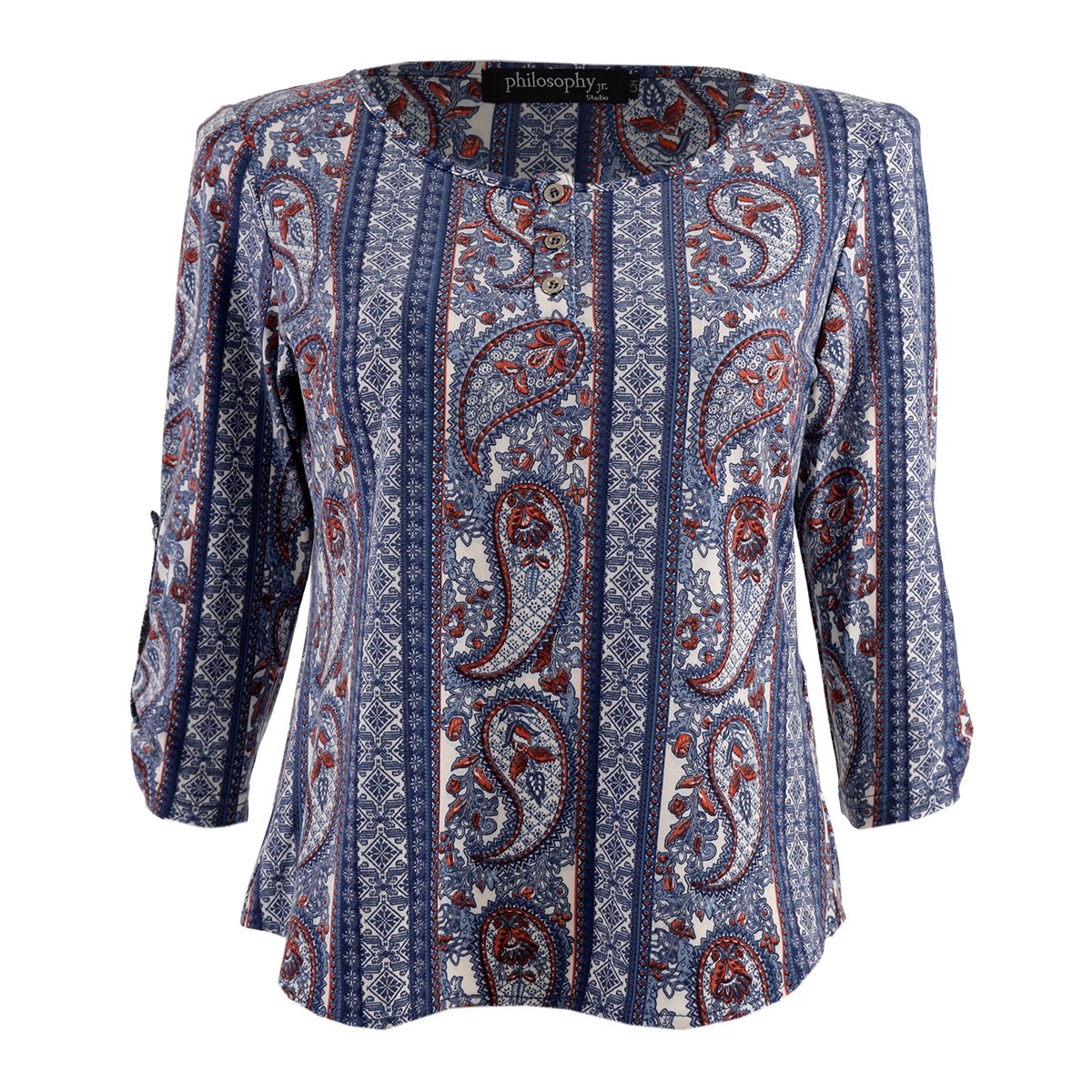 Blusa Estampada con Cuello Redondo Philosophy