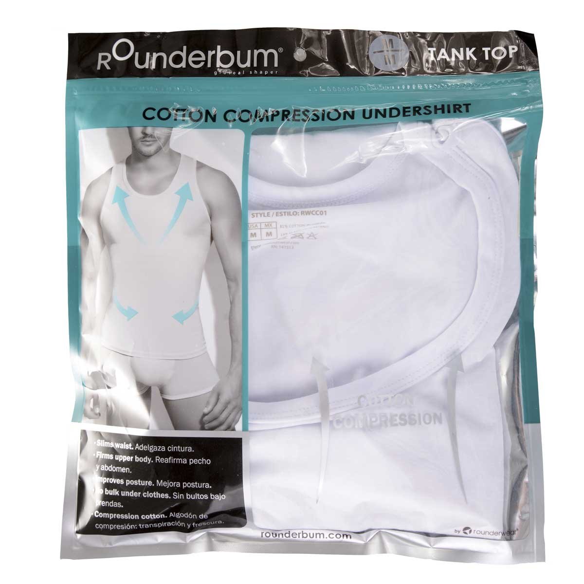 Cotton Compression Tank Top – Rounderbum MÉXICO