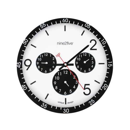 Reloj de Pared Nine To Five Clocks Pcls01Ng