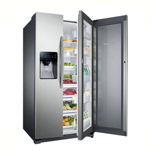 Refrigerador Samsung Food Showcase 25 Pies Easy Clean Steel