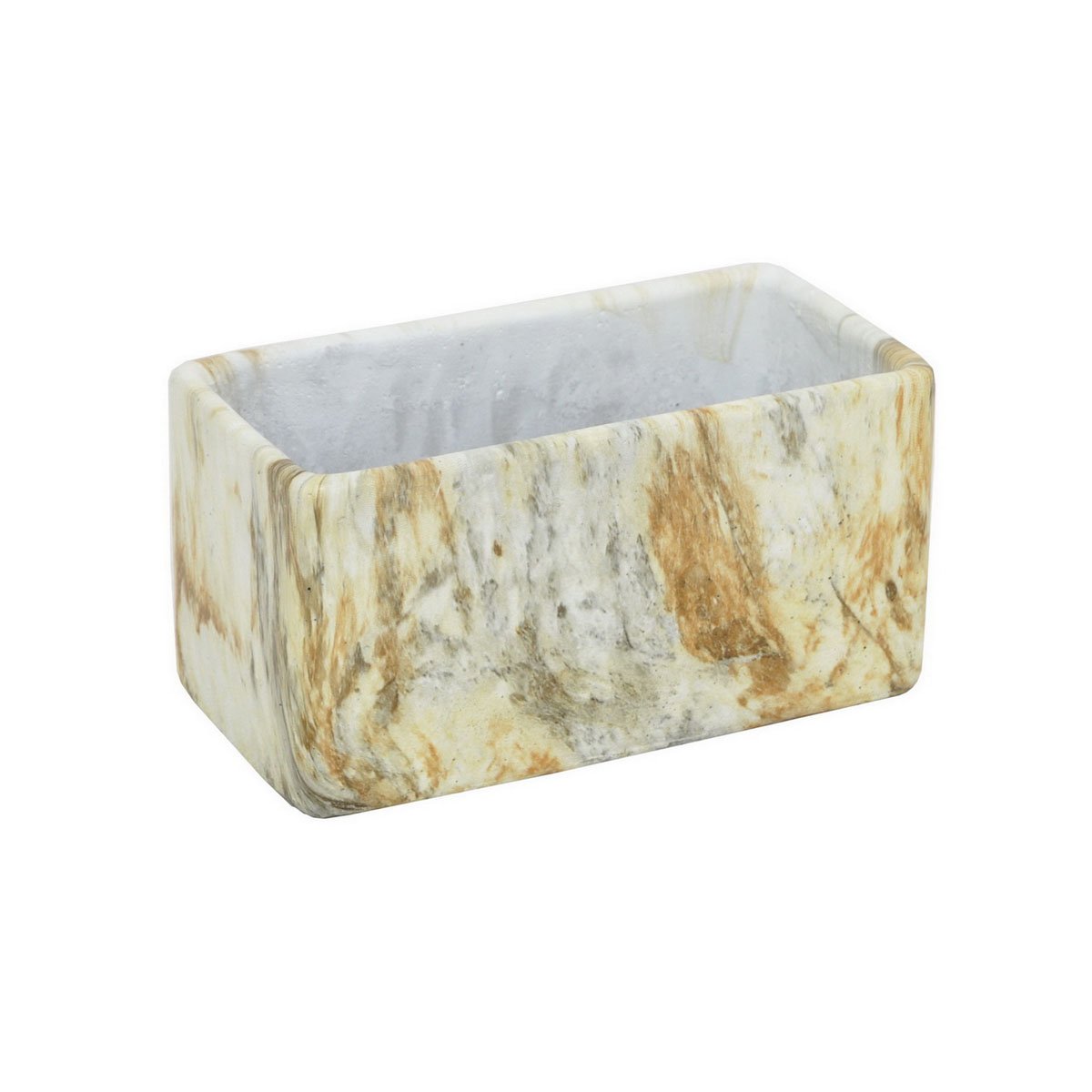 Maceta de Piedra Beige Mediana