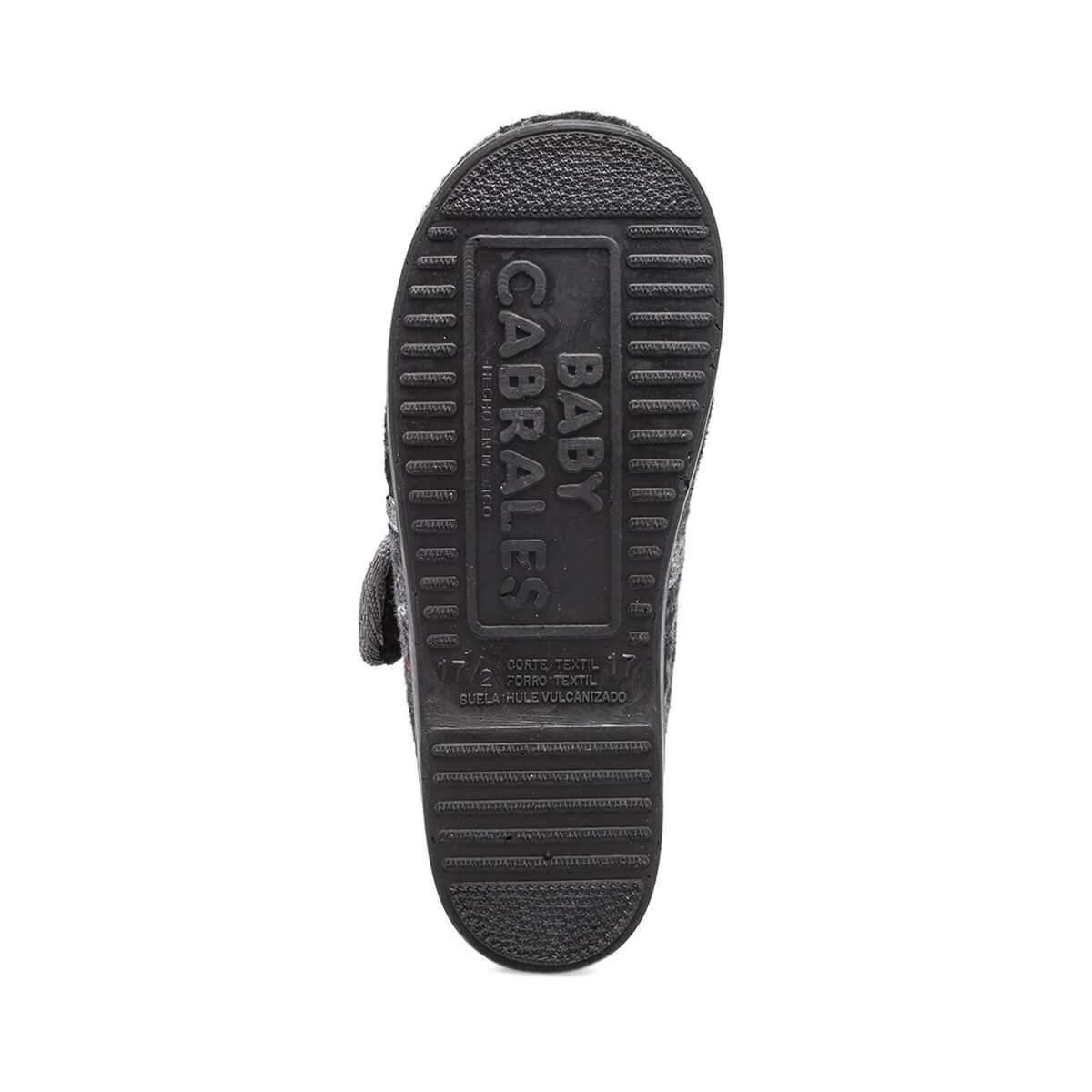 Antufla Bota Velcro Paño Cuadros 15-21 Cabrales 440816