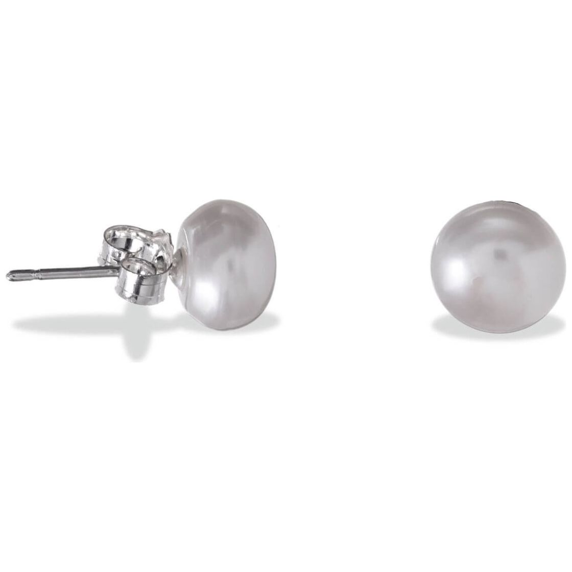 Aretes Plata con Perla 6Mm Sidney