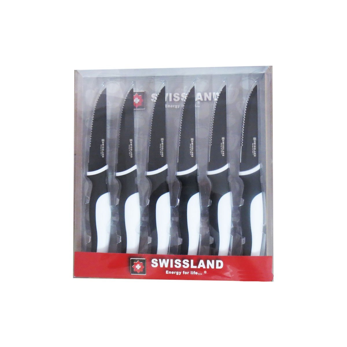 Set de Cuchillos  Swissland Negro